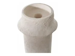 New ebuy24 2 candelabros cilíndricos en cemento Blanco