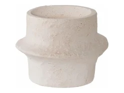 New ebuy24 2 candelabros cilíndricos en cemento Blanco