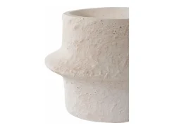 New ebuy24 2 candelabros cilíndricos en cemento Blanco
