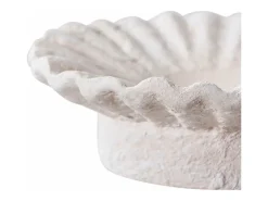 ebuy24 2 candelabros de placa de cemento Blanco Best