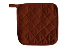 Soleil d'ocre Mantelería-Agarradera 20x20 cm PANAMA ladrillo, por Rojo