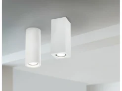 Maytoni Plafón-Alfa Downlight de Techo de Superficie , 1 Luz, GU10 Blanco