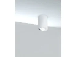 Maytoni Plafón-Alfa Downlight de Techo de Superficie , 1 Luz, GU10 Blanco