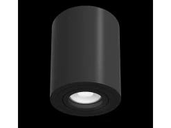 Maytoni Plafón-Alfa Downlight de Techo para Montaje en Superficie , 1 Luz, GU10 Negro