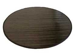 Alfombra 180 cm bambú marrón oscuro Marru00f3n chocolate Online