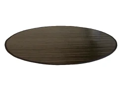 Alfombra 180 cm bambú marrón oscuro Marru00f3n chocolate Online