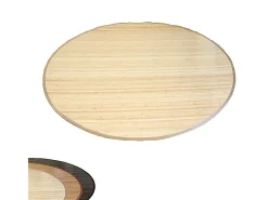 Alfombra De Salón-Alfombra 150 cm bambú natural claro Color natural claro
