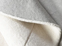 OZAIA Alfombra 100% lana hecha a mano - 150 x 200 cm - 2200g/m2 - - WILLOW Crema