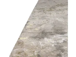 Alfombra abstracta - 200x290cm - , gris, beige - Aurora Galaxy Dorado