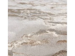 Alfombra abstracta - 160x230cm - oro, gris, beige - Aurora Linea Dorado New