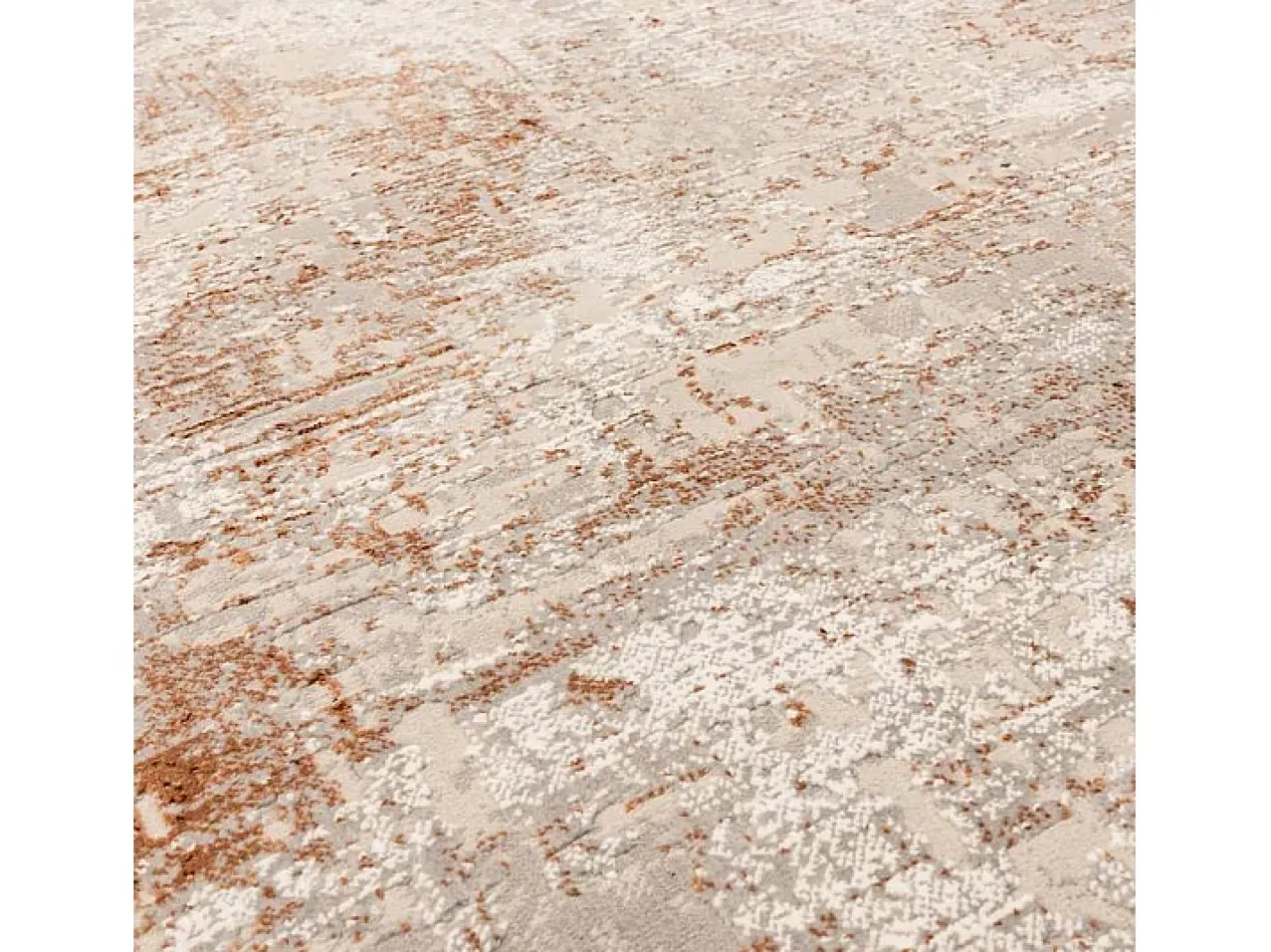 Best Alfombra abstracta - 120x170cm - , crema - Kuza Border Naranja