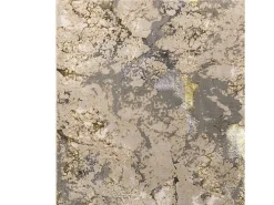 Alfombra De Salón-Alfombra abstracta - 120x170cm - , gris, beige - Aurora Galaxy Dorado