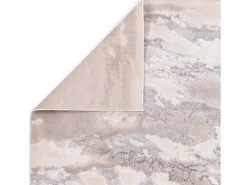 Alfombra abstracta - 200x290cm - plata, crema, gris - Aurora Cloud Plateado Outlet