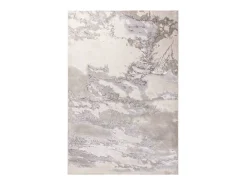 Alfombra abstracta - 200x290cm - plata, crema, gris - Aurora Cloud Plateado Outlet