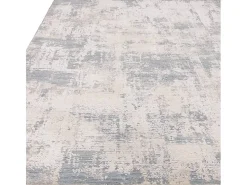 Alfombra De Salón-Alfombra abstracta - 160x240cm - azul, crema - Seville Zafra Beige