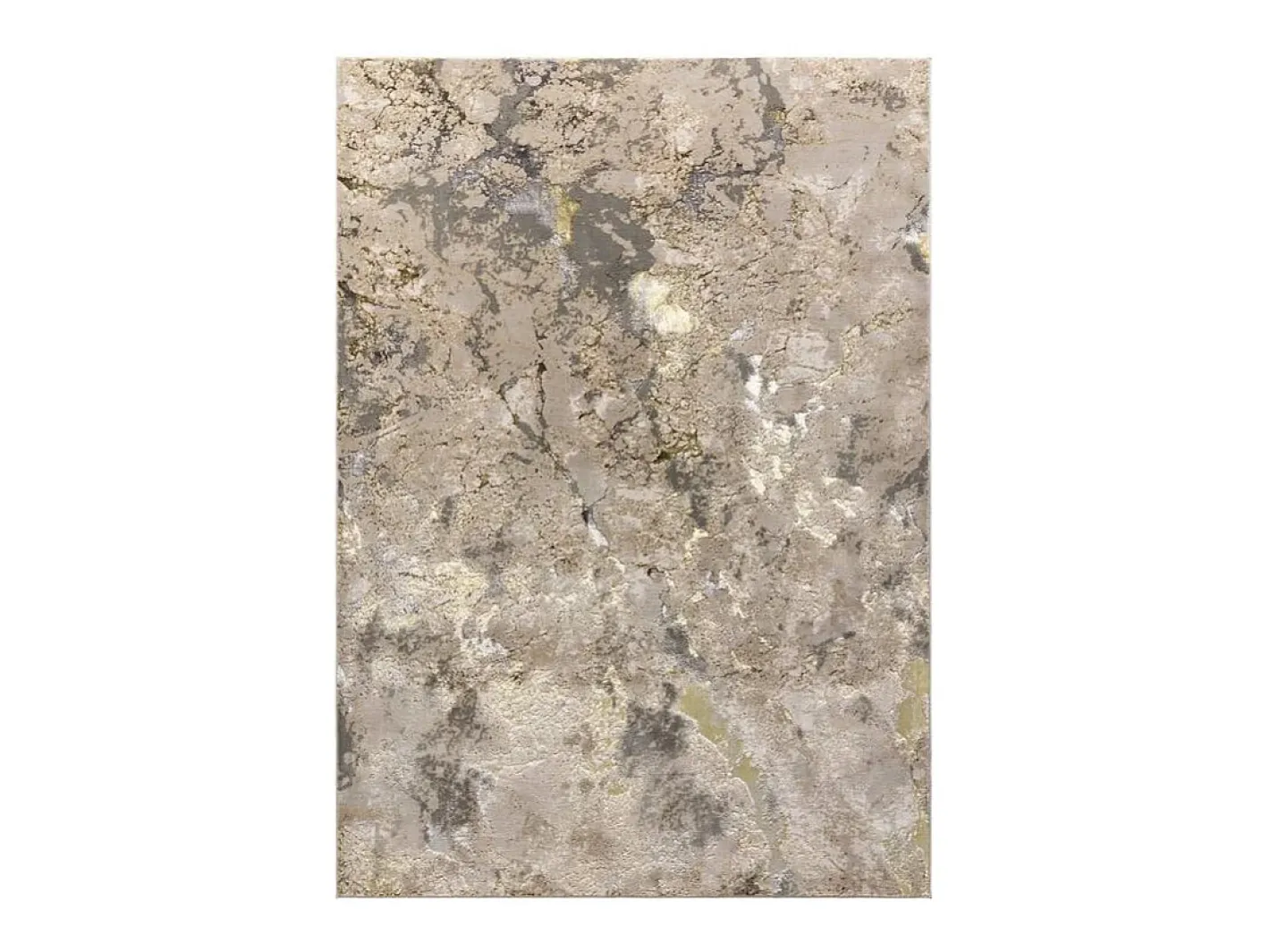 Online Alfombra abstracta - 160x230cm - , gris, beige - Aurora Galaxy Dorado