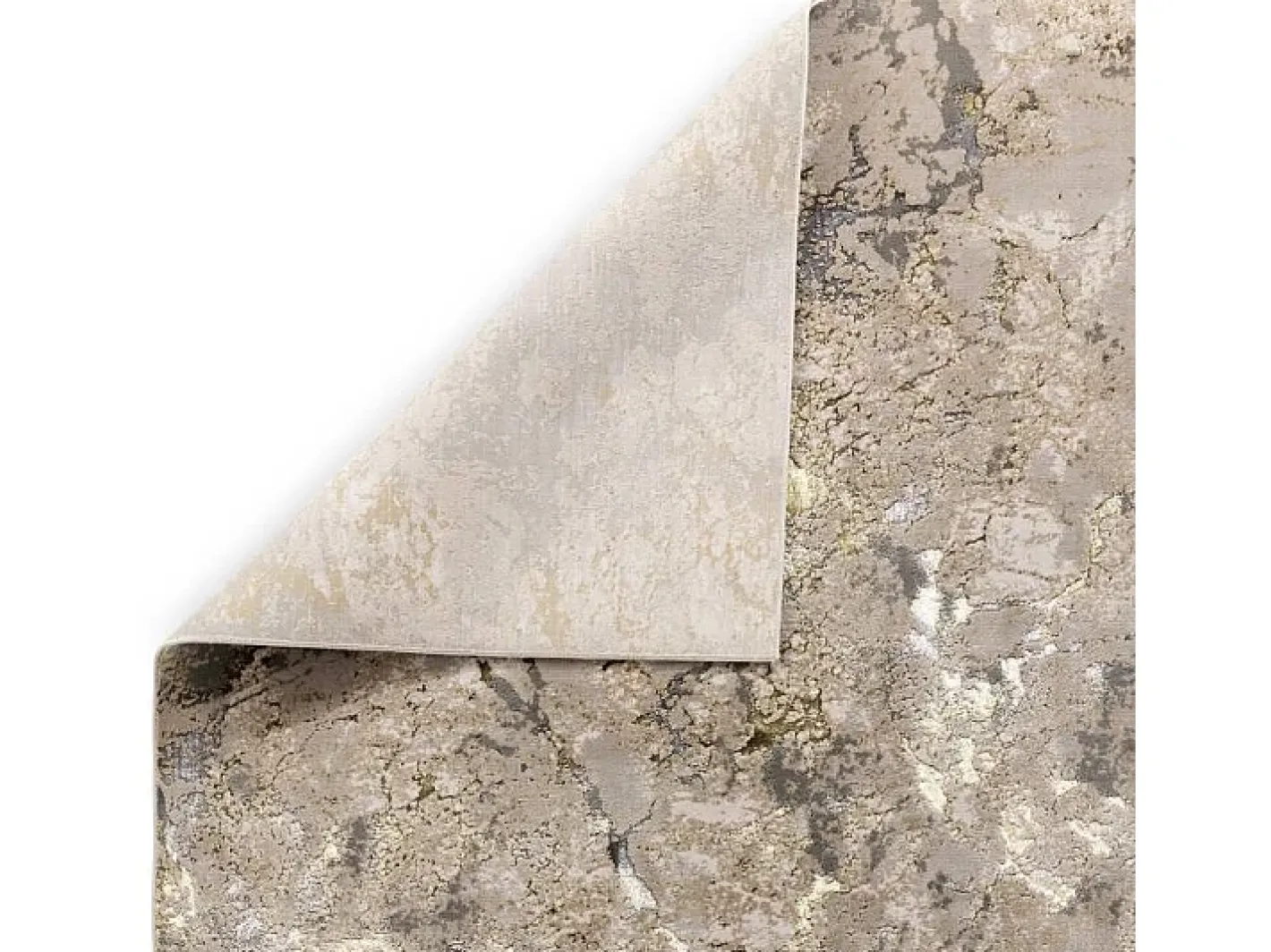 Online Alfombra abstracta - 160x230cm - , gris, beige - Aurora Galaxy Dorado