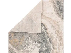 Alfombra De Salón-Alfombra abstracta - 200x300cm - gris, crema, oro - Seville Oro Beige