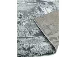 Sale Alfombra abstracta - 160x230cm - gris, blanco, plata, negro - Orion Decor Plateado