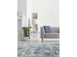 Alfombra abstracta - 160x230cm - gris, , blanco, - Orion Abstract Blue Azul Online