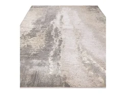 Alfombra De Salón-Alfombra abstracta - 160x230cm - oro, gris, beige - Aurora Cliff Dorado