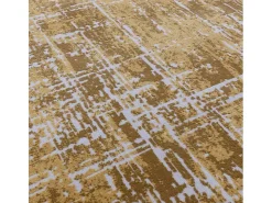 New Alfombra abstracta - 200x290cm - oro - Kuza Abstract Dorado
