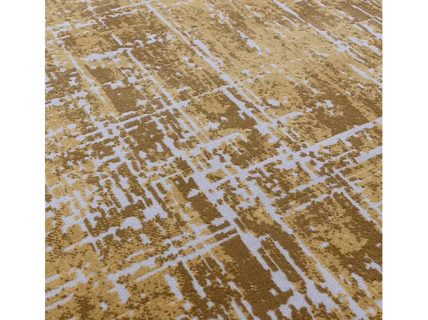 New Alfombra abstracta - 200x290cm - oro - Kuza Abstract Dorado