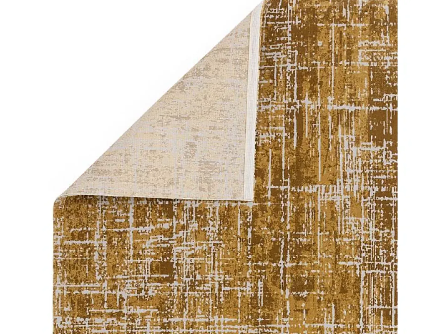 New Alfombra abstracta - 200x290cm - oro - Kuza Abstract Dorado