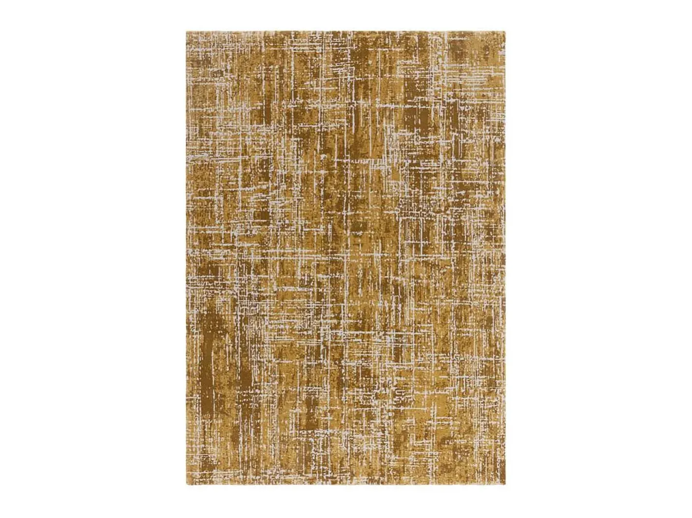 New Alfombra abstracta - 200x290cm - oro - Kuza Abstract Dorado