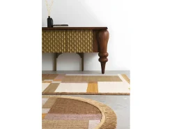 Alfombra algodón 210x270 cm Multicolor Discount
