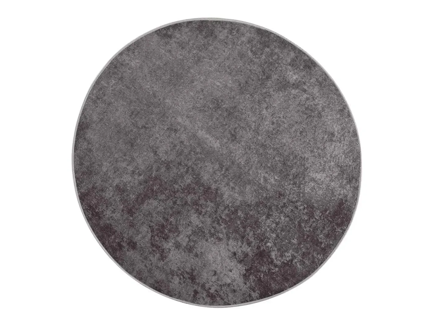 Alfombra antideslizante lavable φ120 cm Gris Outlet