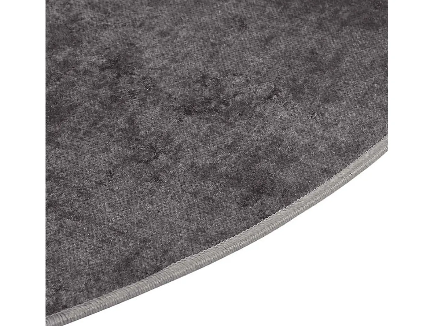 Alfombra antideslizante lavable φ120 cm Gris Outlet