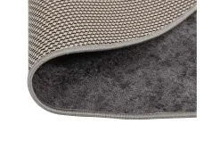 Alfombra antideslizante lavable φ120 cm Gris Outlet