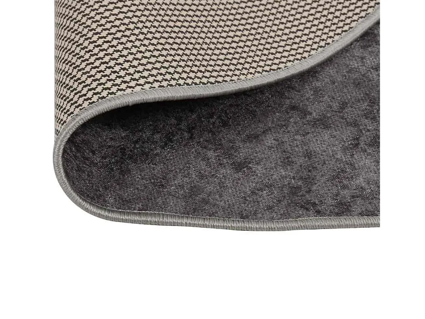 Alfombra antideslizante lavable φ120 cm Gris Outlet