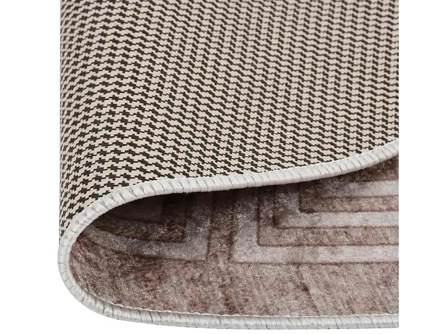 Discount Alfombra antideslizante lavable 120 cm Beige
