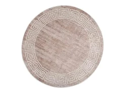 Discount Alfombra antideslizante lavable 120 cm Beige