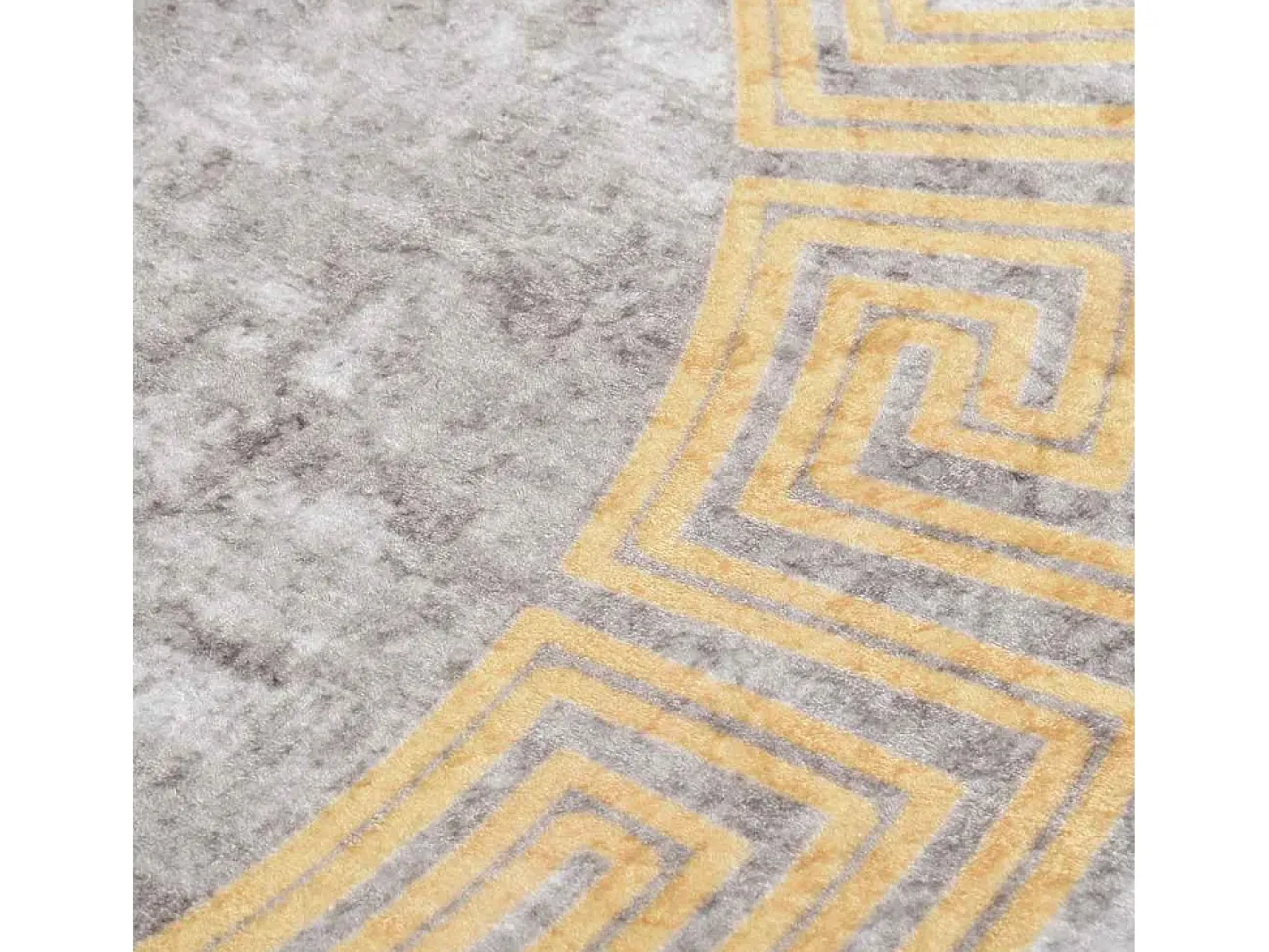 Alfombra De Cocina|Alfombra Redonda-Alfombra antideslizante lavable φ120 cm Gris