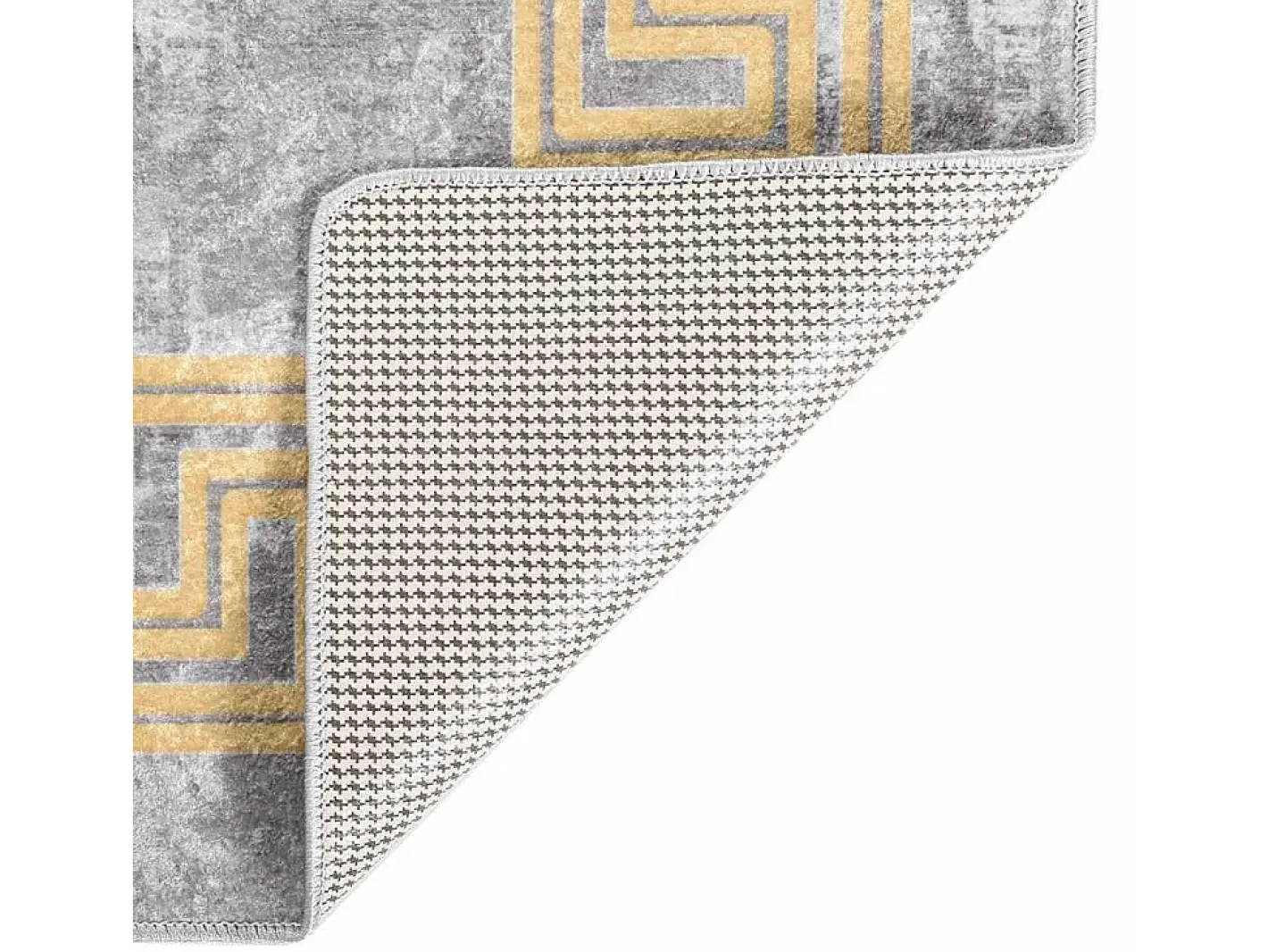 Alfombra De Cocina-Alfombra antideslizante lavable 120x180 cm Gris