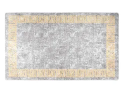 Alfombra De Cocina-Alfombra antideslizante lavable 120x180 cm Gris