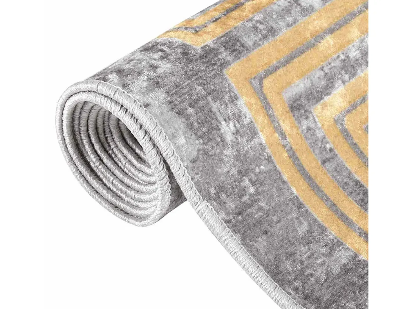Alfombra De Cocina-Alfombra antideslizante lavable 120x180 cm Gris
