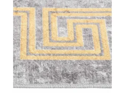 Alfombra De Cocina-Alfombra antideslizante lavable 120x180 cm Gris
