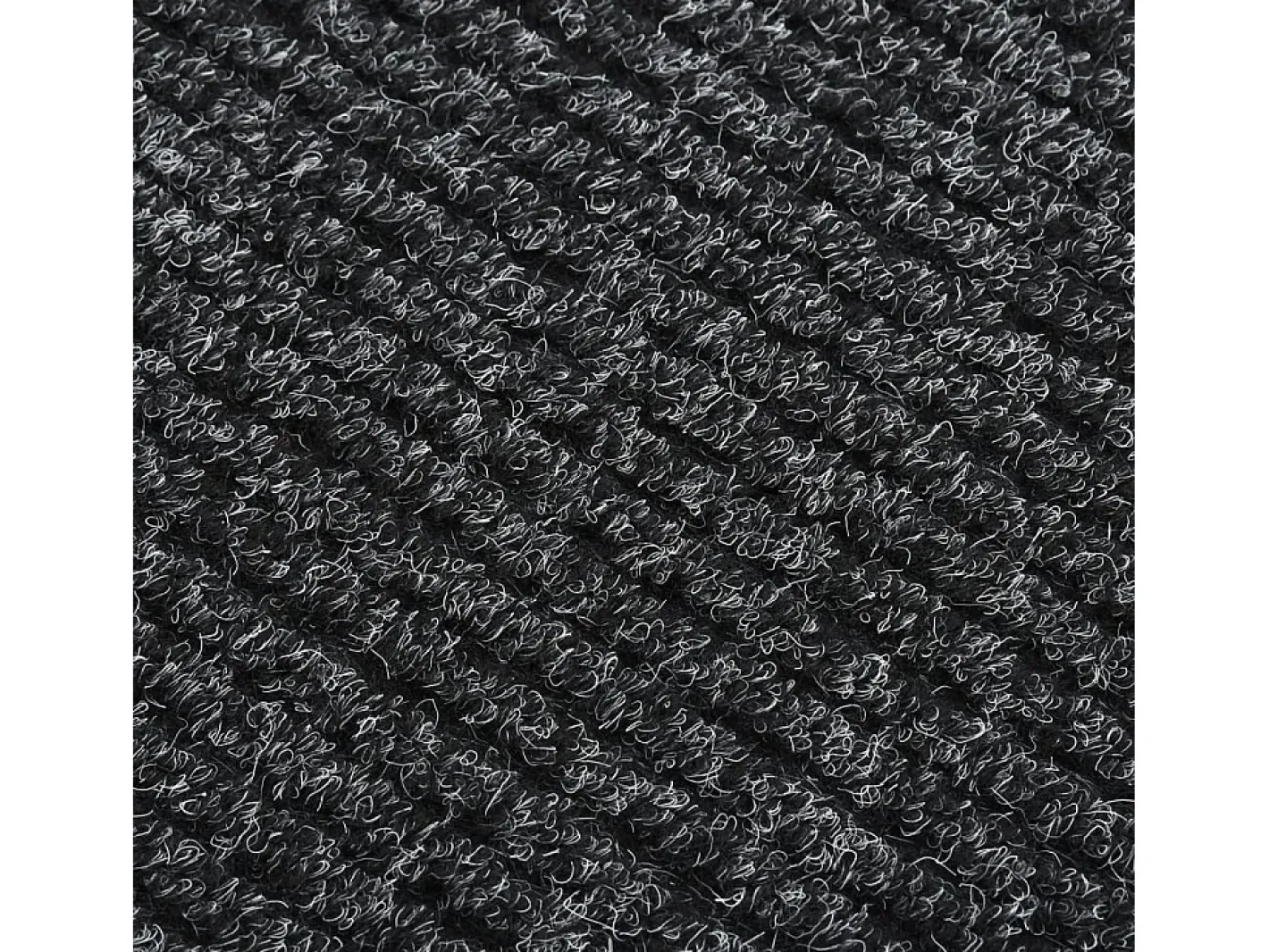 Alfombra De Cocina|Alfombra Redonda-Alfombra antracita de 100x100 cm Gris
