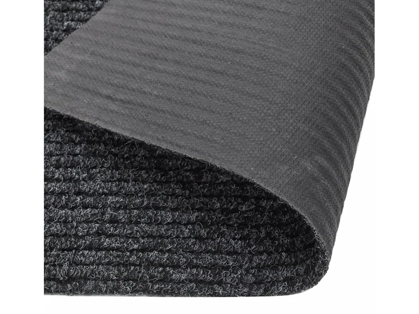 Alfombra De Cocina|Alfombra Redonda-Alfombra antracita de 100x100 cm Gris