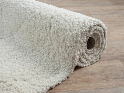 the carpet Alfombra Bahar Shaggy patrón rombos, , 120 x 170 cm Crema New
