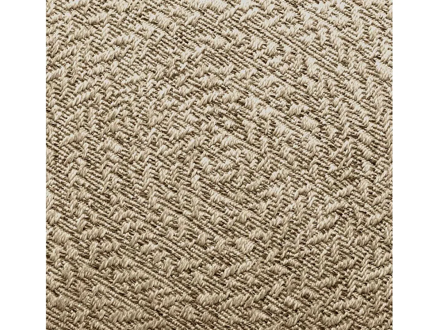 Clearance Alfombra ZIZUR Ø 160cm aspecto yute para interior y exterior Beige