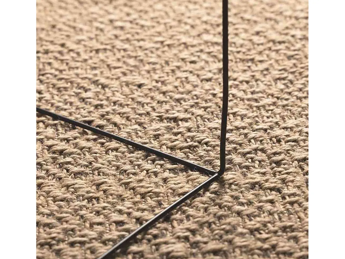 Best Alfombra ZIZUR 140x200 cm efecto yute para interior y exterior Beige