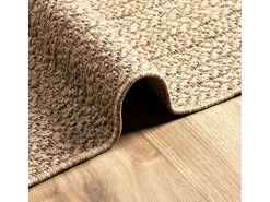 New Alfombra ZIZUR 80x150 cm efecto yute interior exterior Beige