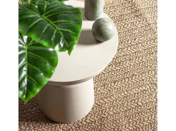 New Alfombra ZIZUR 80x150 cm efecto yute interior exterior Beige