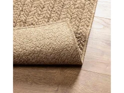 New Alfombra ZIZUR 80x150 cm efecto yute interior exterior Beige