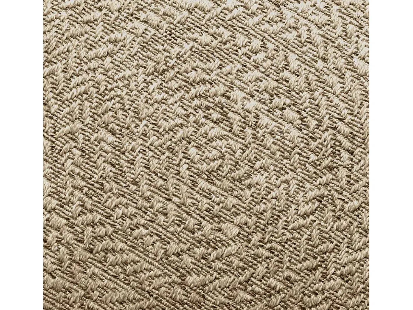 Alfombra De Cocina|Alfombra Redonda-Alfombra ZIZUR 240x240 cm efecto yute para interior y exterior Beige
